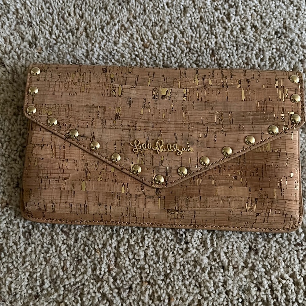 Lilly Pulitzer Cork Clutch